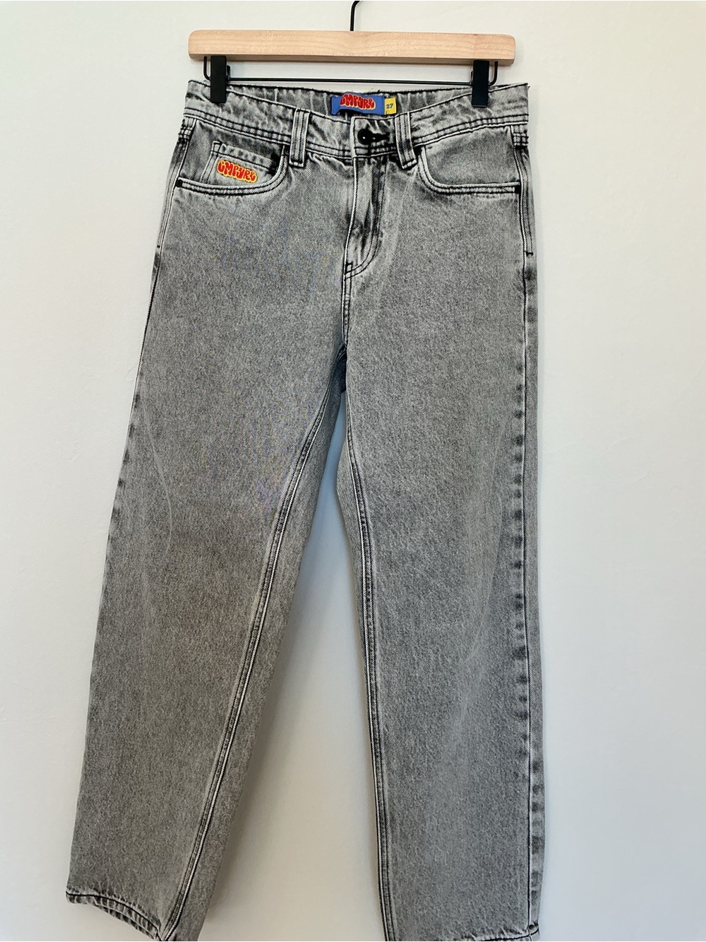 Empyre Loose Fit Skate Jeans Gray Scramble Youth 27